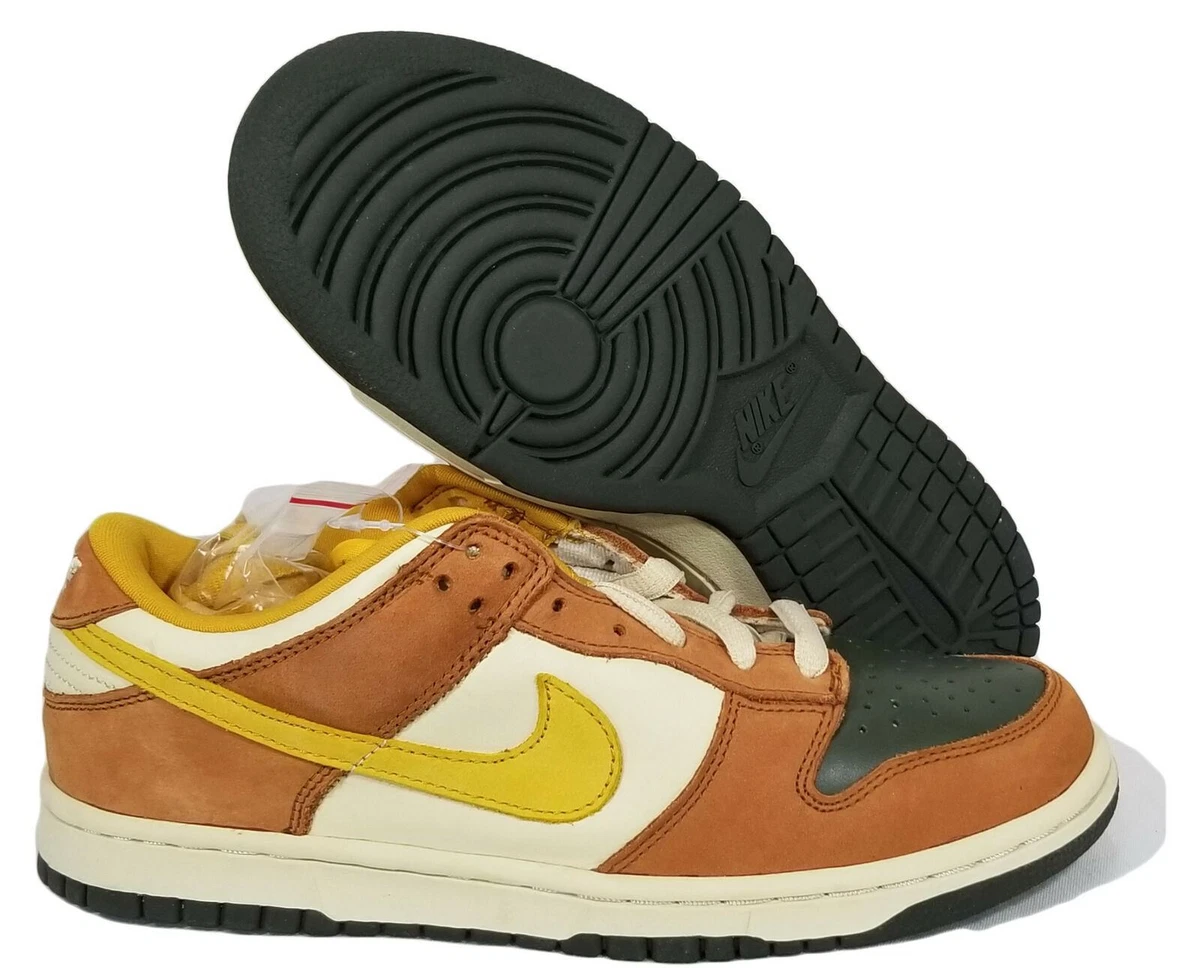 Nike Dunk Low Pro SB Skateboard Shoe 2005 VAPOR MINERAL YELLOW SZ 8.5 304292-271