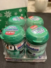 4 Bottles Mentos Pure Fresh Winter Edition Sugar-Free Chewing Gum…