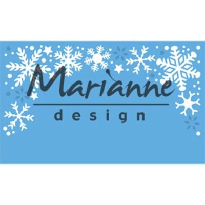 Marianne Design Stanz und Prägeschablone Creatable Schneeflocken Bordüre