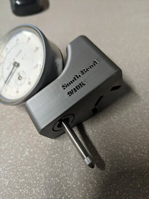 South Bend lathe dial indicator bed mount for 9'' & 10K New