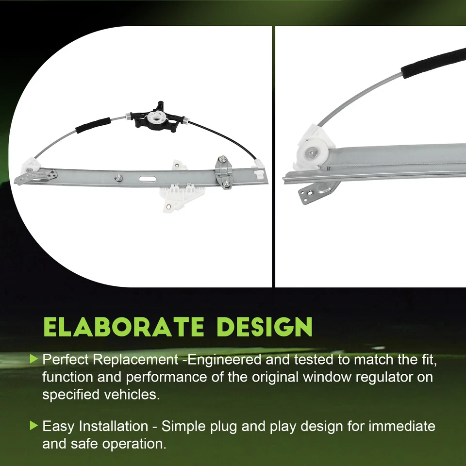 Regulador de ventana eléctrica delantero izquierdo para Mazda 3 Sport 2014-18 hatchback sin motor Foto 4 de 4