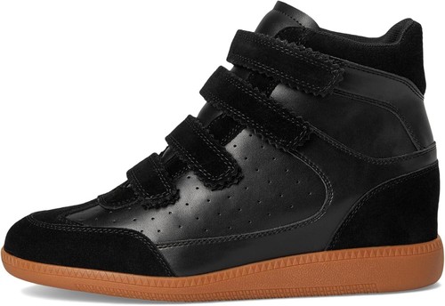 STEVE MADDEN MUSTANG Sneakers Black Suede New - Picture 5 of 8
