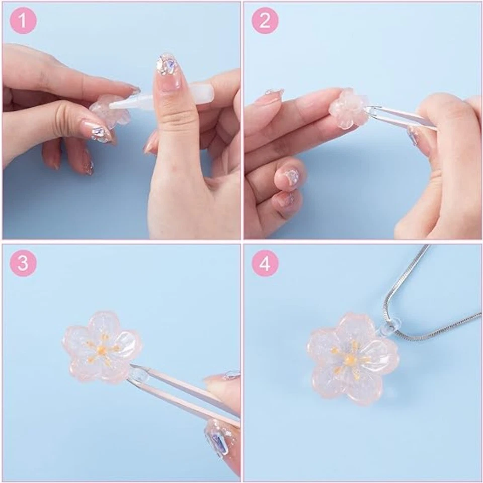 500 Pcs 9mm Glue On Pendant Bails Jewelry Charms  for Jewelry Pendant Making - image 2 of 4