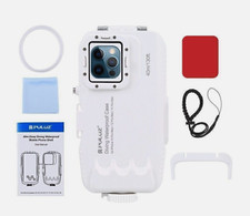 PULUZ 40M Waterproof Diving Case for iPhone 14 Pro Max/14 Pro/13 Underwater Case