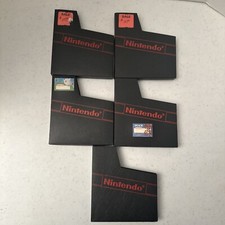 Lot of 5 Authentic Nintendo NES Dust Covers NES Game Cartridge Sleeves OEM 13