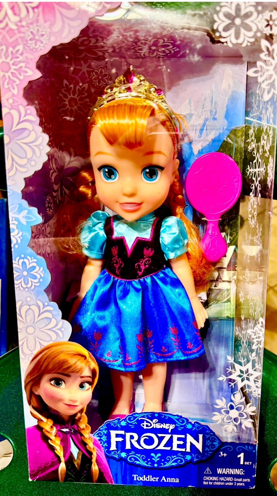 Disney Frozen Doll, Toddler Anna New!