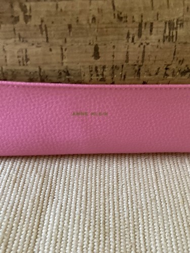 ANNE KLEIN Faux Cork Tote Bag Purse Pink Trim EUC - Picture 3 of 7
