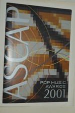 ASCAP May 26 2001 Pop Music Awards Program Excellent Conditions RARE 