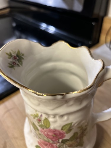 Old Foley James Kent LTD Staffordshire Harmony Rose Porcelain Pitcher - Picture 2 of 6