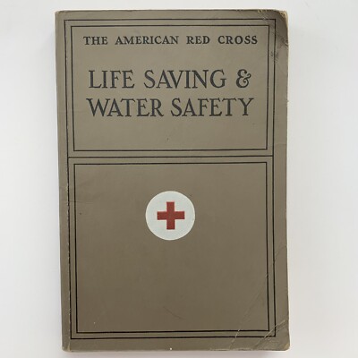 Vintage 1956 American Red Cross Life Saving & Water Safety Handbook Doubleday