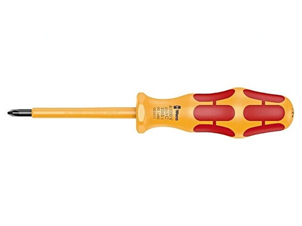 05051611001 Schraubendreher Isoliert Pozidriv® PZ1 L.Klin: 80Mm Wera-image