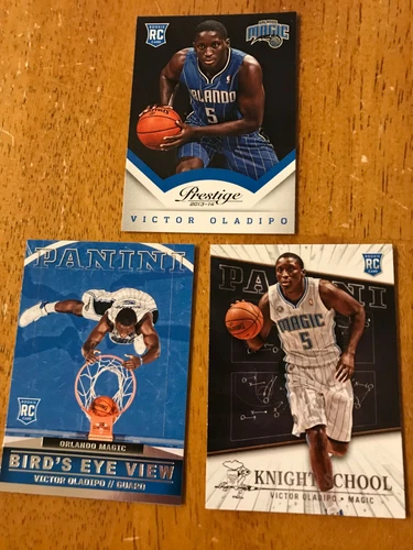 LOT (3) VICTOR OLADIPO RC'S ROOKIES KNIGHT SCHOOL #13, PRESTIGE #162,PANINI #2 