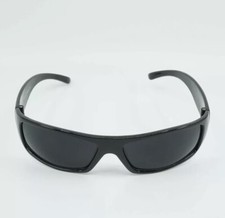 Gangster Style Sunglasses Slim Cholo Wrap Super Dark OG LOC Black Glossy 555