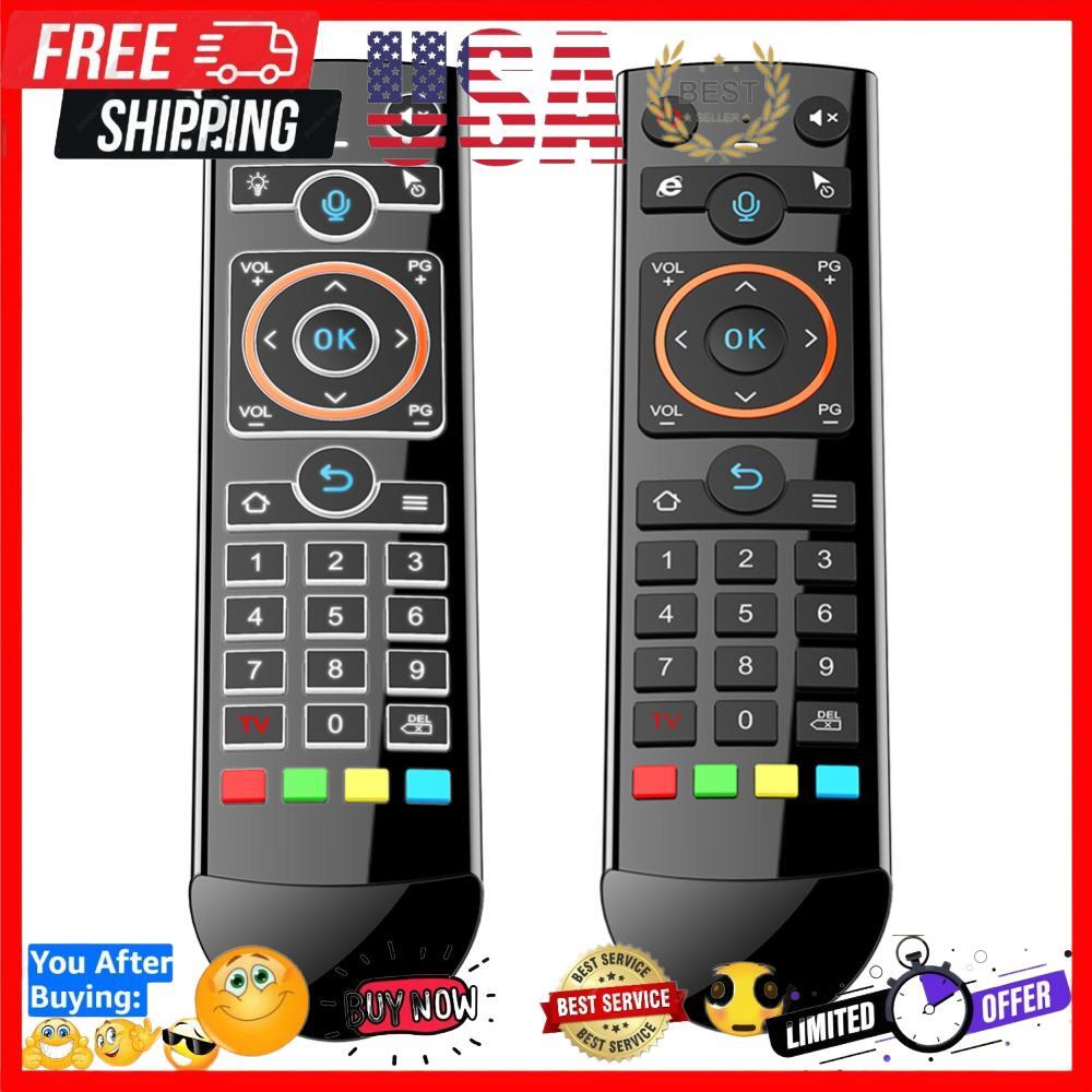 Q2 Smart TV Backlight Remote with IR Learning and 2.4GHz RF Control-image