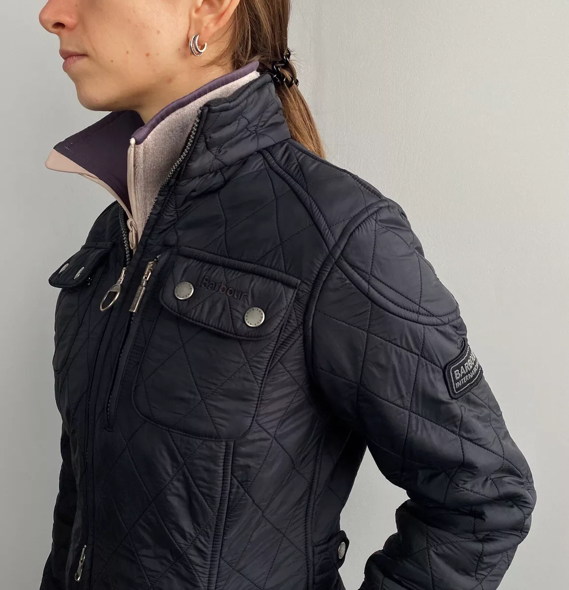 Ladies black barbour sales jacket Ladies black barbour sales jacket