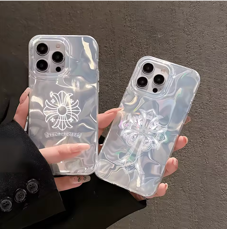 Chrome Hearts Inspired Luxury Phone Case for iPhone 16 15 14 13 12 11 Pro Max Plus Models