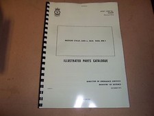 BSA B40 Mk1 350cc 1967-73 WD MODELS PARTS BOOK MANUAL 00-4133 L636/L BP59