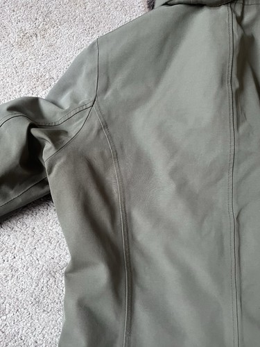 Barbour Elper Women’s Green Hooded Waterproof Breathable Coat Jacket - Size 10 - Picture 21 of 24