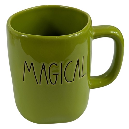 Rae Dunn MAGICAL Green Mug LL Magenta Coffee Tea Halloween Brand 4.5" Artisin - 第 7/7 張圖片