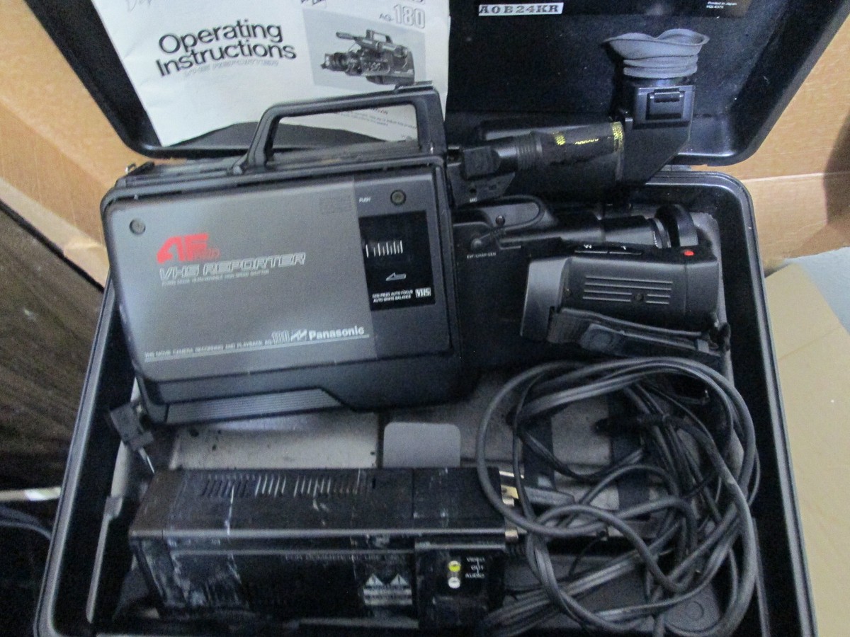 Panasonic AG-180 Proline VHS Movie Camera With Case | eBay