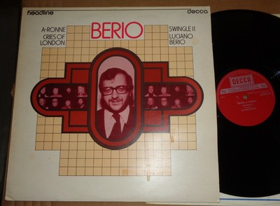 Swingle Ii Berio A Ronne Cries Of London Decca Headline Head 15 Ebay