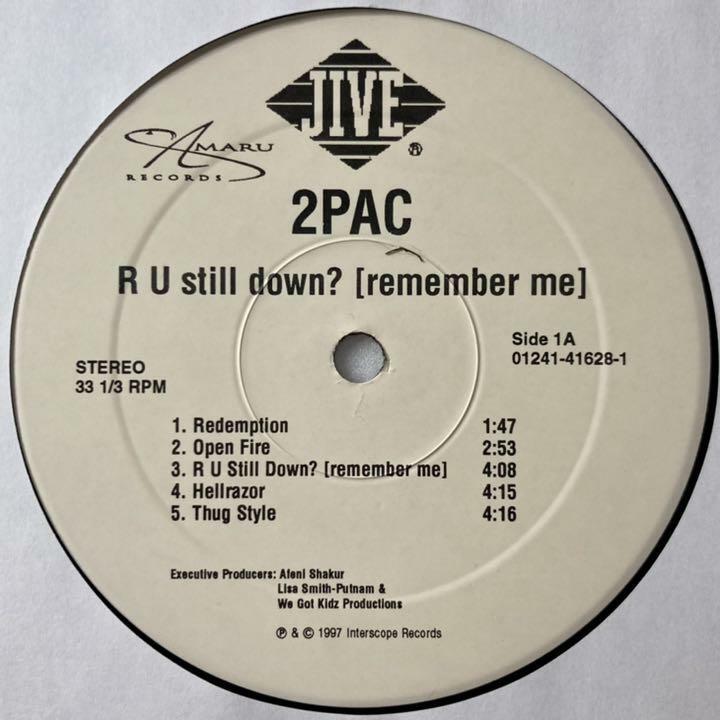 2PAC Tupac / R U STILL DOWN? 1997 US Original Edition 3LP