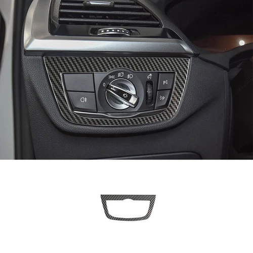 Juego completo de adornos decorativos interiores de fibra de carbono ABS para BMW X3 X4 G01 G02 2018-21 26x - Imagen 2 de 6