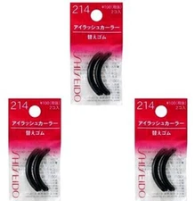 3Packs SHISEIDO Eyelash Curler Refill Rubber No 214 Japan Shu Uemura New