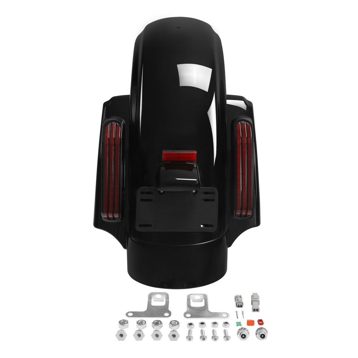 【qanuta】FenderHybrid50sPrecisionBass LED Rear Fender Fit For Harley Touring Road Electra Glide