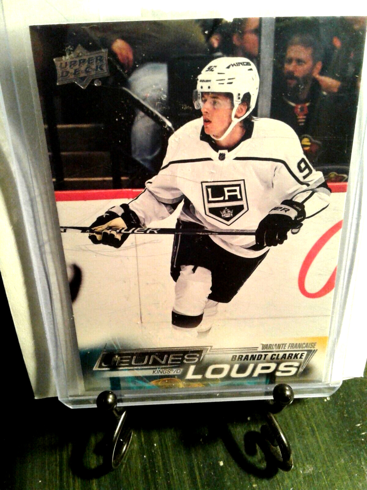 2022-23 UD  French Young Guns/Jeunes Loupes Brandt Clarke #470 NEAR  MINT