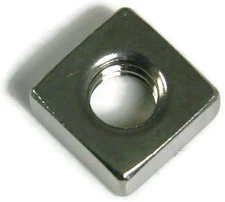 Stainless Steel Square Nuts UNC 1/4-20, Qty 25