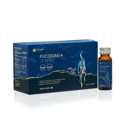 FINE JAPAN Premium Fucoidan Plus Drink  Seaweed Extract and Agaricus Mushroom