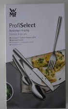 New & OVP: WMF Cutlery Set ProfiSELECT! 4-Piece! Stainless Steel 18/10 Polished!
