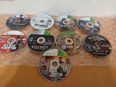 Lot of 9 Videogames Ps2- Ps3-xbox360-xbox One. Untested As Is- See Description-