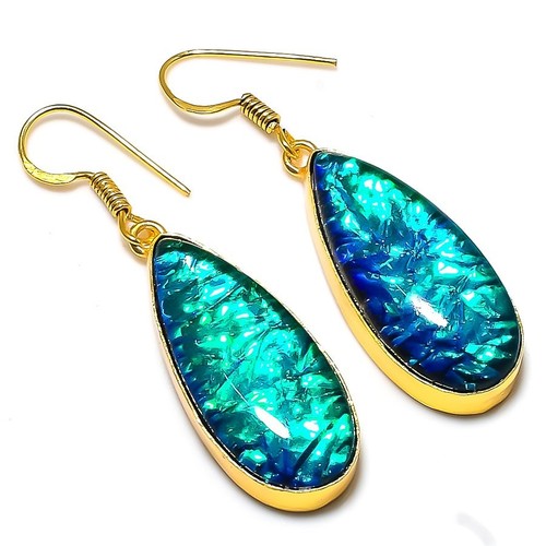 Handmade Australian Triplet Opal Teardrop Pendant – 925 Sterling Silver, Natural Gemstone, Bezel Set, 10ctw+