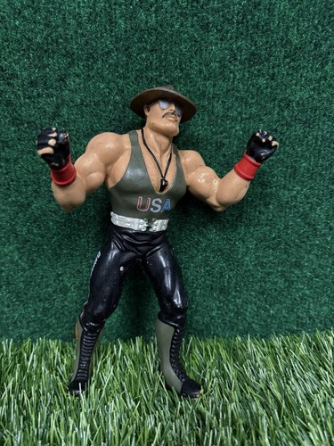 1987 Hasbro GI Joe Sgt Slaughter 8\ Rubber Wrestli...