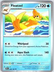 Floatzel 058/182 Destined Rivals Uncommon