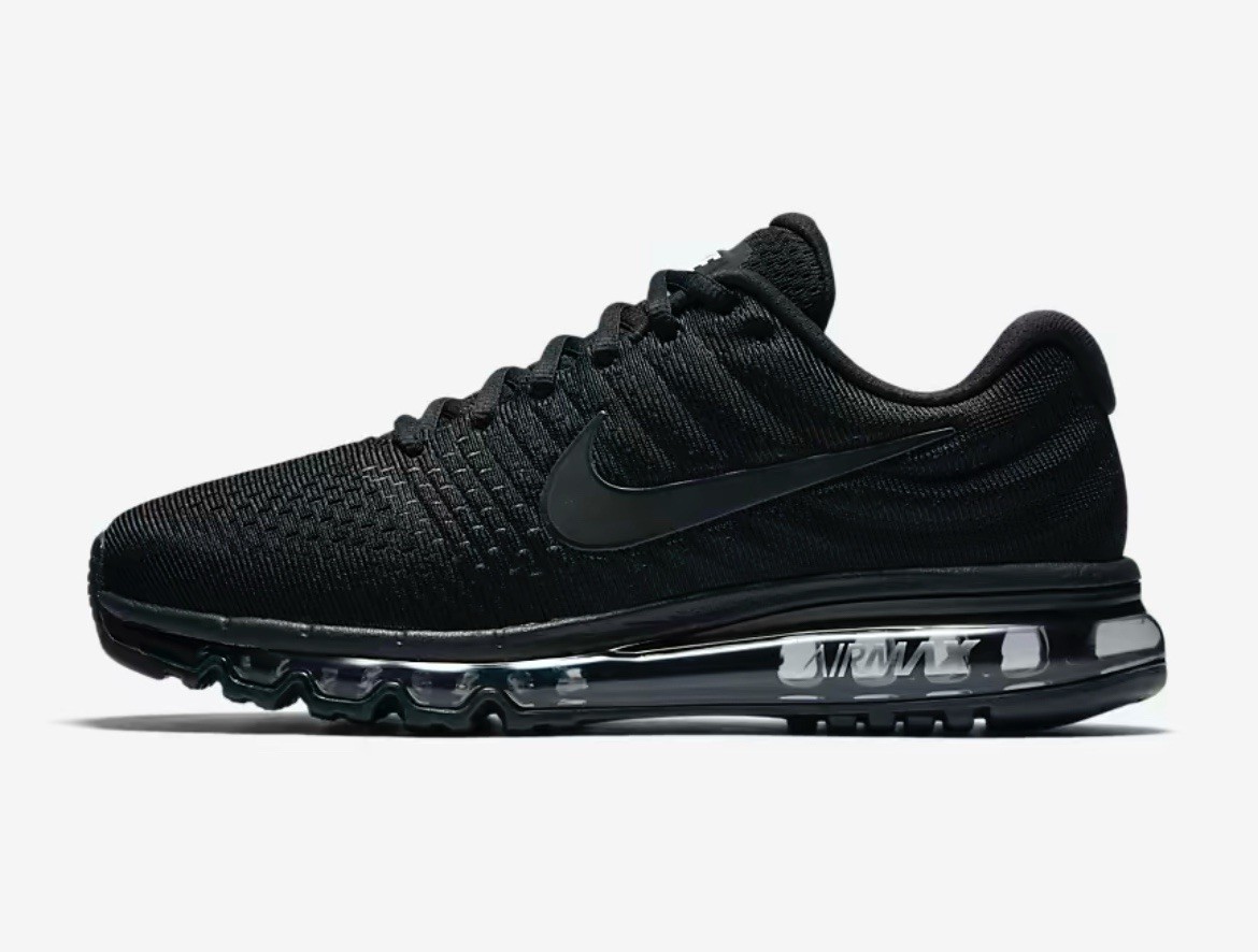 2017 Nike Air Max Triple Black Men's