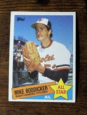 1985 Baltimore Orioles Mike Boddicker Topps ALL-STAR #709