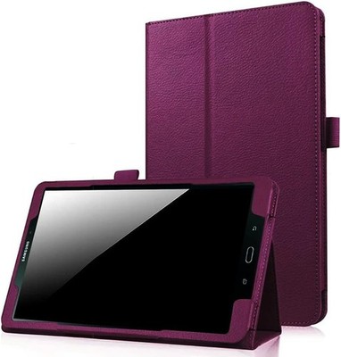 Case for Galaxy Tab A 8.0 2017 Model SM-T380, EKVINOR PU Leather Folio Purple 
