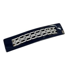 ALEXANDRE de PARIS - Navy White Gold Plastic Hardware Other Jewellery