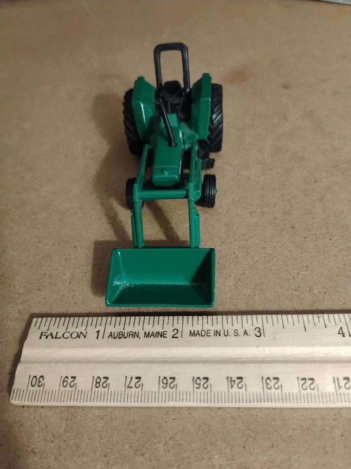 Vintage 2000 Maisto Tonka Farm Equipment Orange Green W/Front Loader - Image 2 of 4