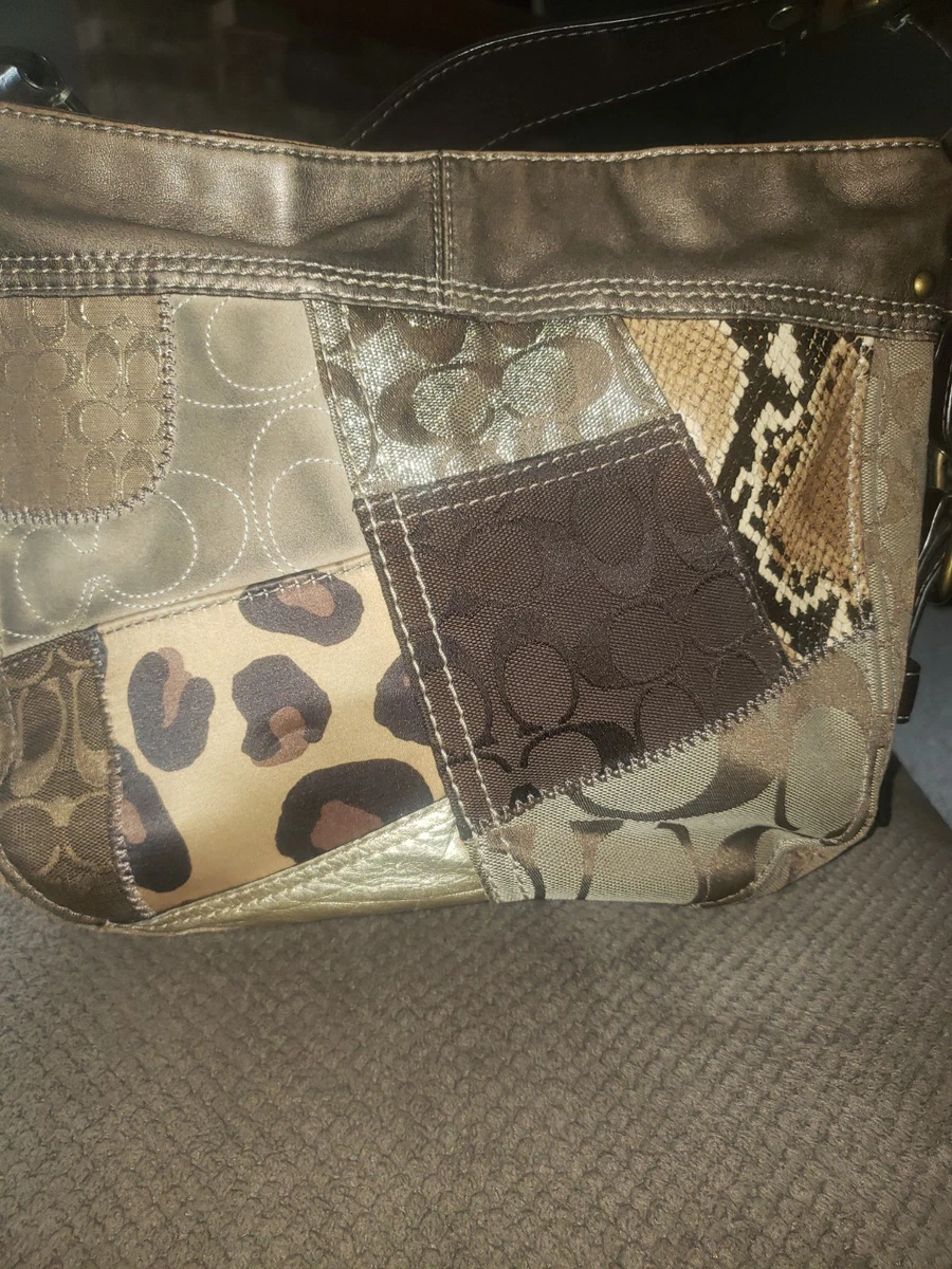 Coach Patchwork Shoulder Bag Large Bags & Handbags for Women for