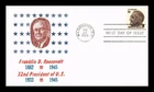 US COVER FIRST DAY OF ISSUE FRANKLIN D ROOSEVELT 1882-1945 PRESIDENT 1933-1945