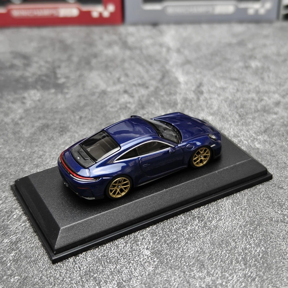 1:64 Porsche 911 (992.2) GT3 Touring Blue Alloy Model Car - Highly Detailed - Image 2 of 4