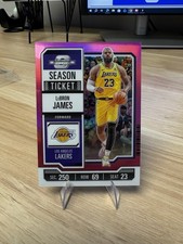 2023-24 Panini Contenders Optic  Season Ticket LeBron James Pink /75 #46