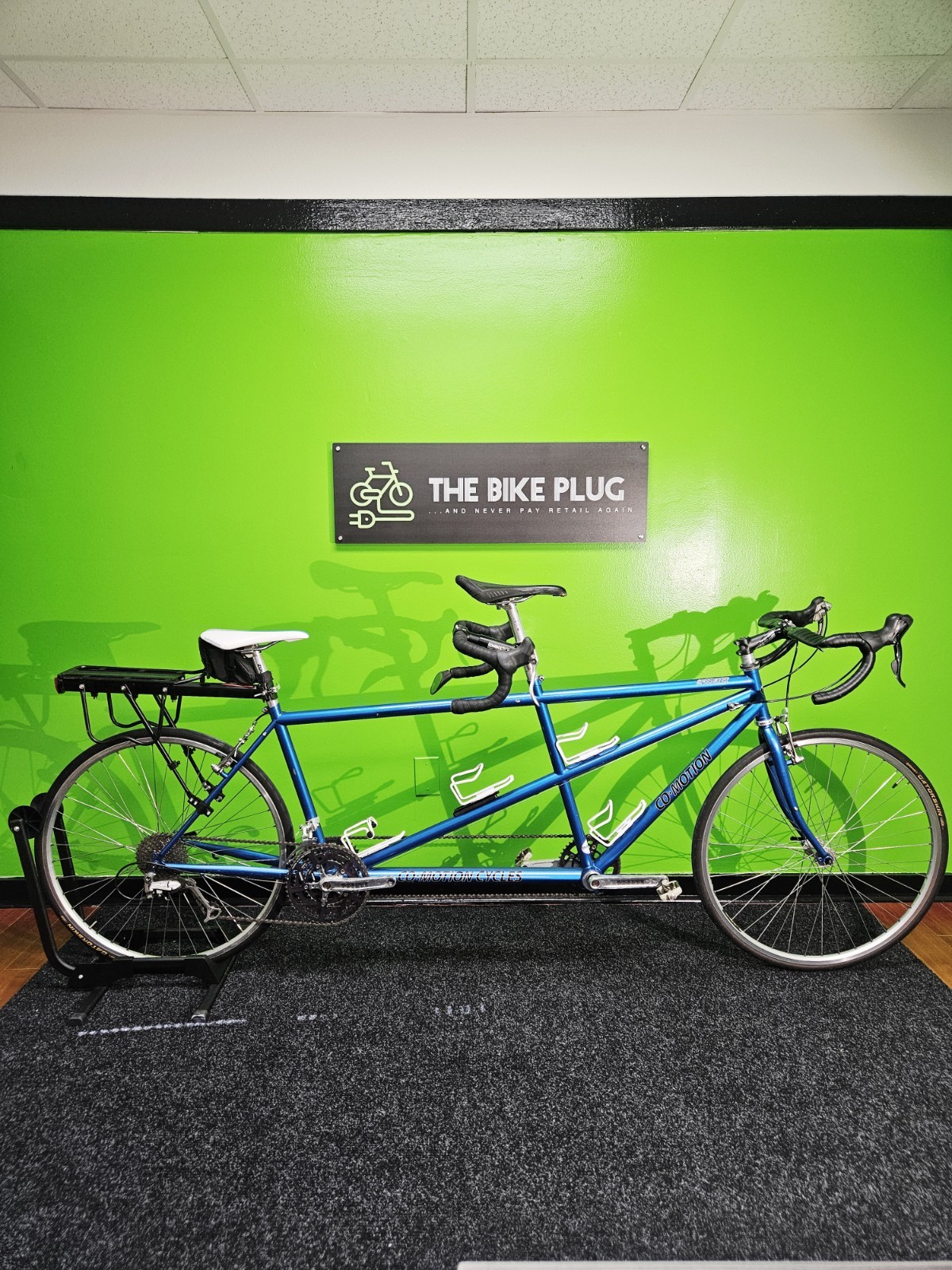 Comotion Cycles Speedster Steel Tandem Bicycle 9x3 Medium Small
