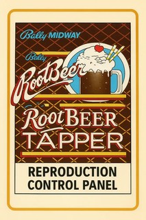 Root Beer Tapper Reproduction Control Panel - Upright Arcade Game