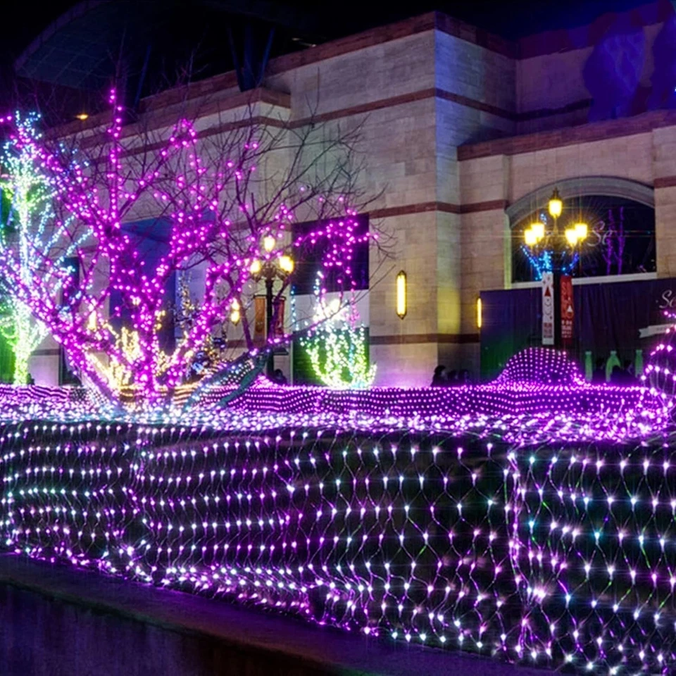 Luces De Red Para Halloween Al Aire Libre, Moderna, 12 pies x 5 pies y 360 LED NUEVO EE. UU. Foto 2 de 4