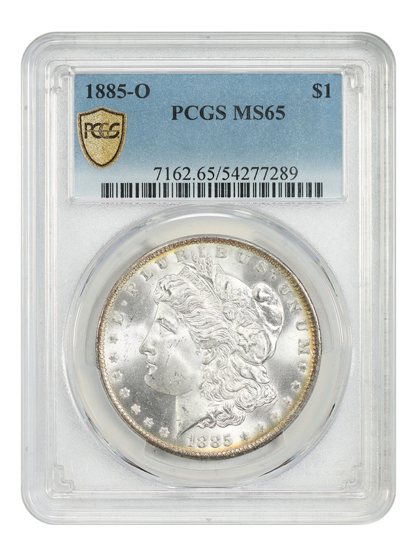 1885-O $1 PCGS MS65 - Morgan Dollar - Popular O-Mint Morgan